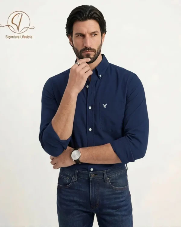 American Eagle Oxford Cotton Shirt