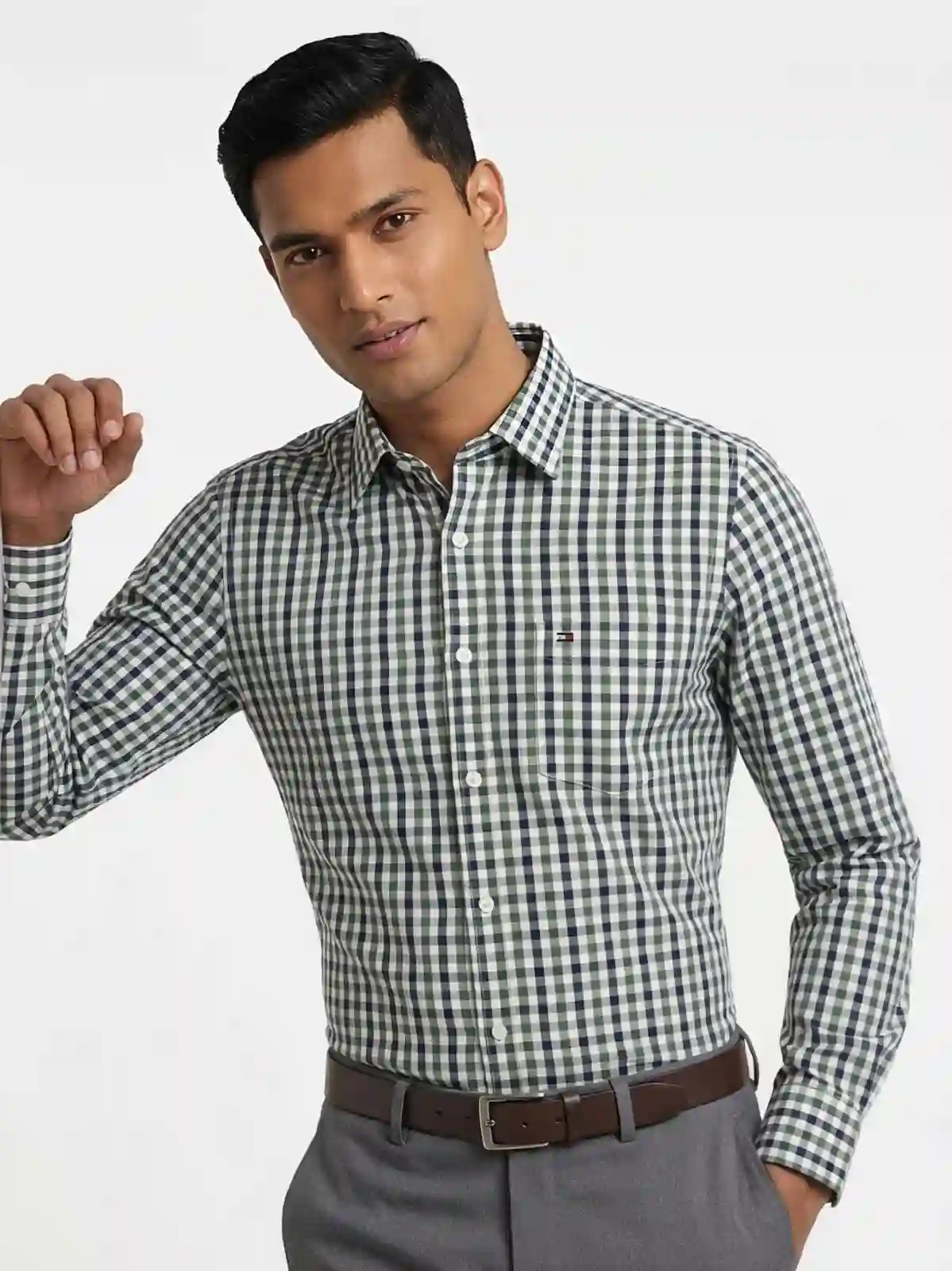 Tommy-Hilfiger-Men-Green-Navy-Gingham-Check-Long-Sleeve-Shirt.webp Tommy-Hilfiger-Men-Green-Navy-Gingham-Check-Long-Sleeve-Shirt.webp
