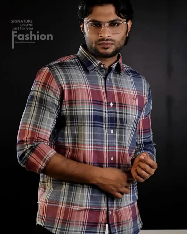 Calvin Klein Remi Cotton Classic Check Shirt
