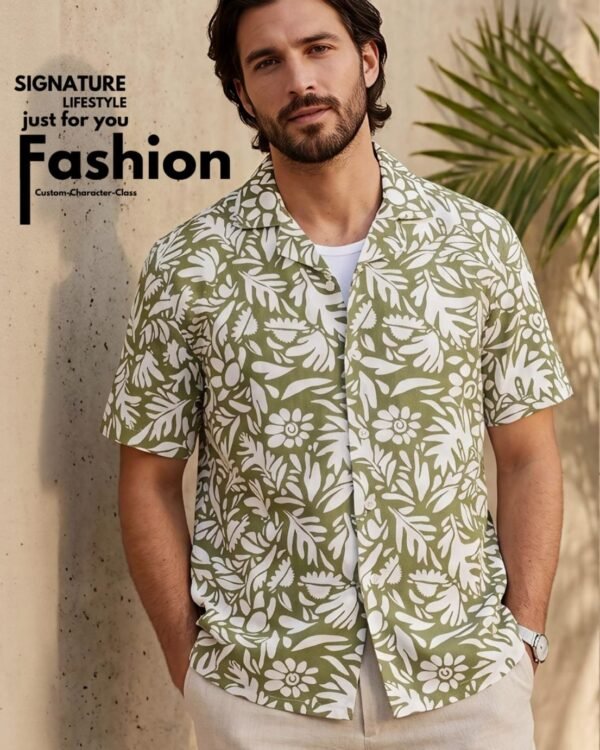 NEXT Cuban Collar Hawaiian Shirt